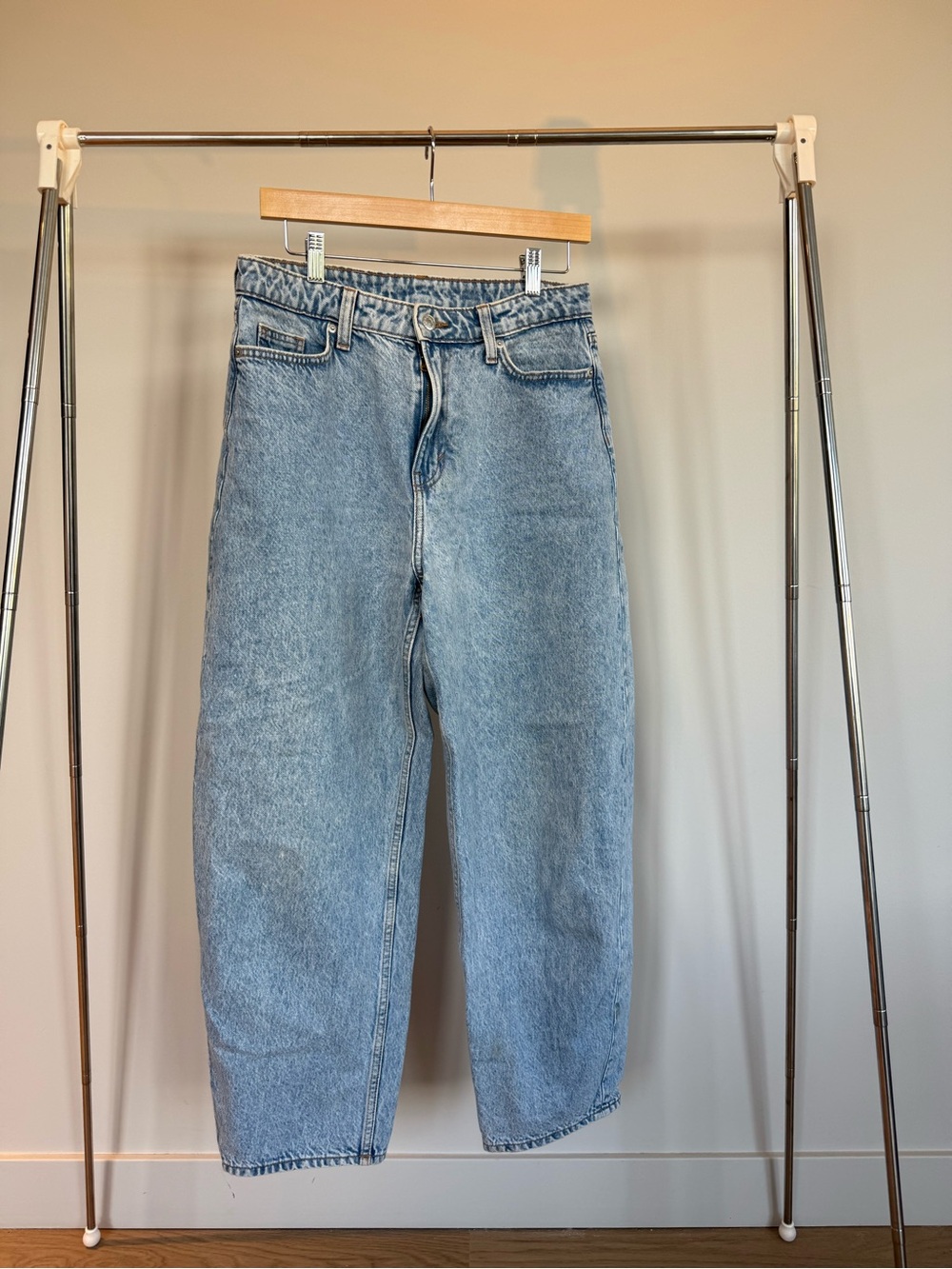High Waisted - Barrel Loose Fit Jeans